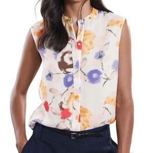 Reiss Meriel Floral Top